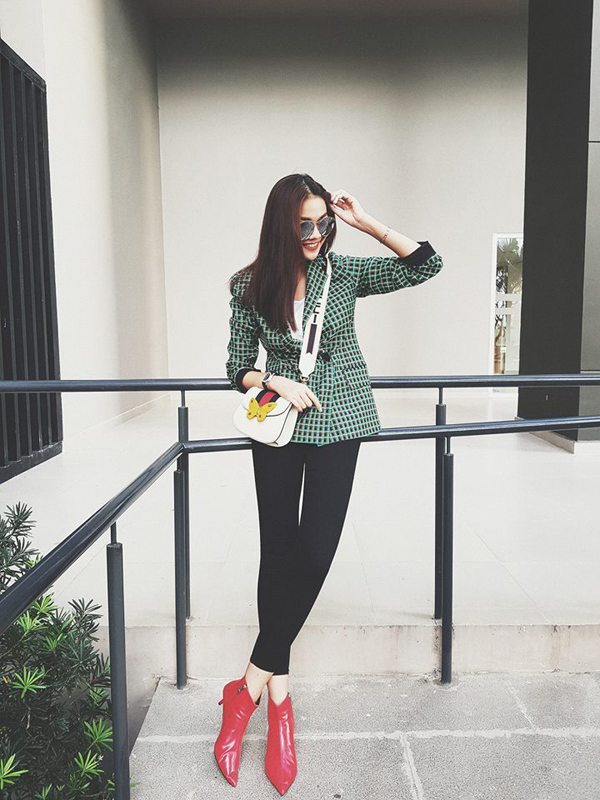 Sao Việt ăn mặc sành điệu đi du xuân